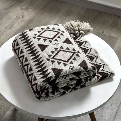 ZIYAHUB Luna Cloud Fringe Blanket