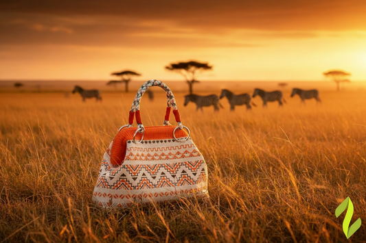 Aztec Bag Back - Zebra Savanna