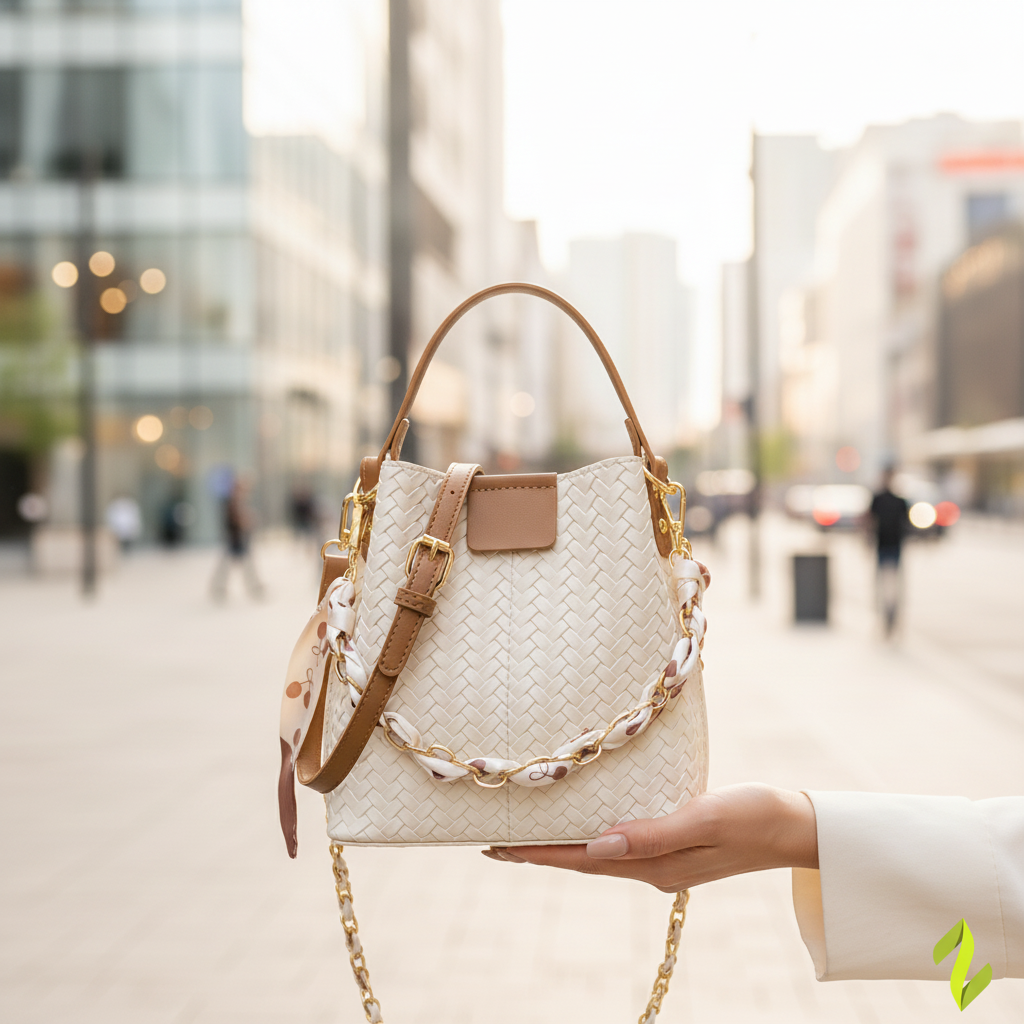 Cream Woven Bag — Outdoor Lifestyle