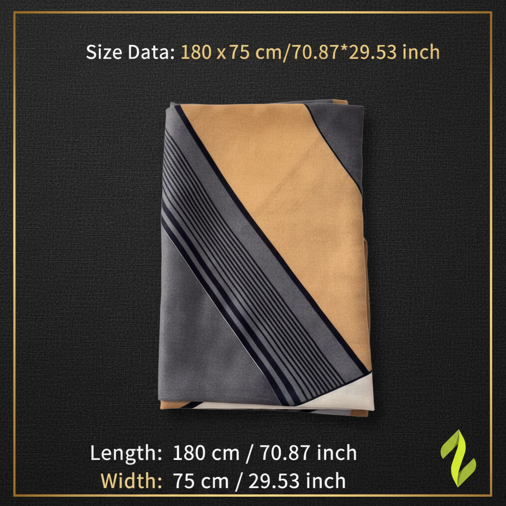 Dusk Stripe Scarf - Premium Size Graphic