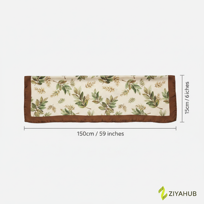Harvest Silk Scarf - Size Guide
