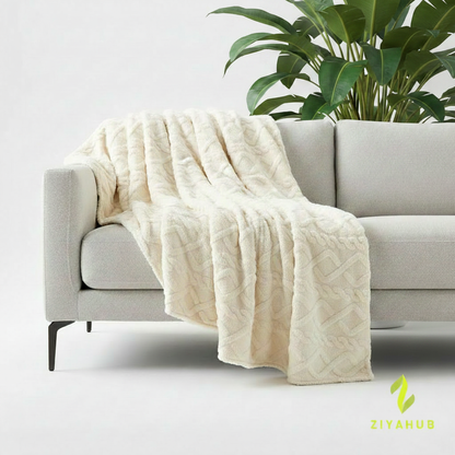 Luxe Breathe Throw — Flower Pot