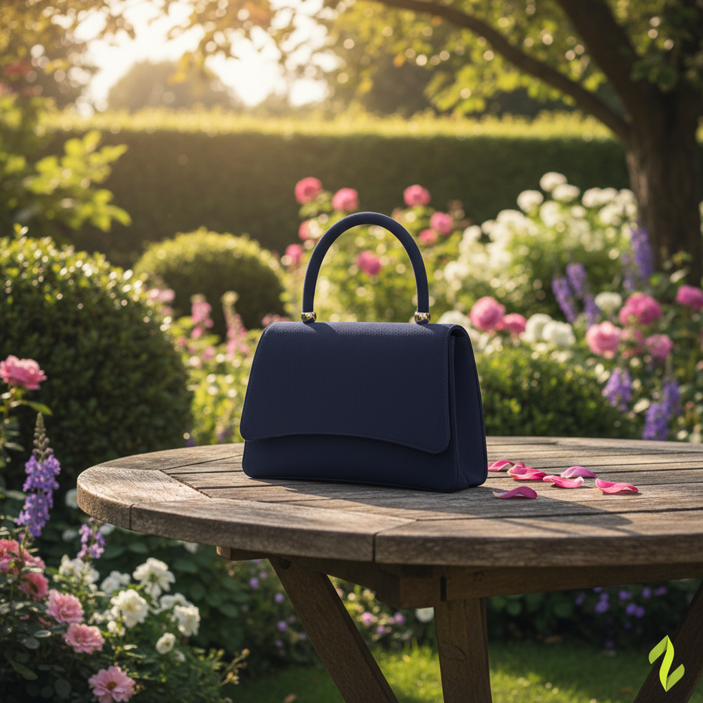 Navy Blue Bag - Garden Table
