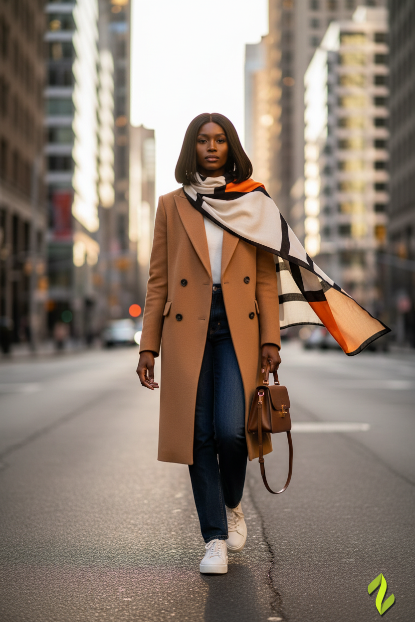 The Statement Scarf - Street Style