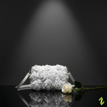 White Rose Bag - Dark Moody Background