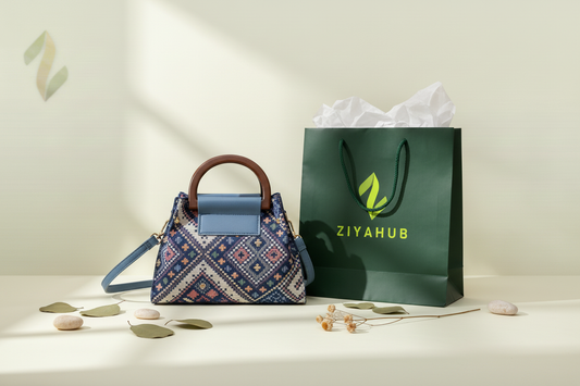 ZIYAHUB Boho Bag Packaging Scene