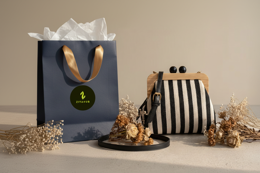 ZIYAHUB Navy Gift Bag